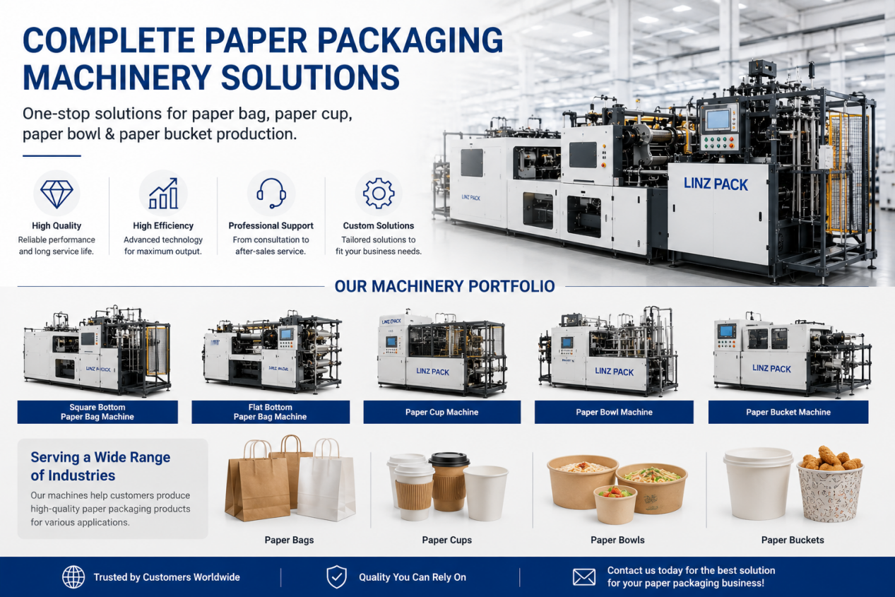 Complete Paper Packaging Machinery Solutions from LINZ PACK
